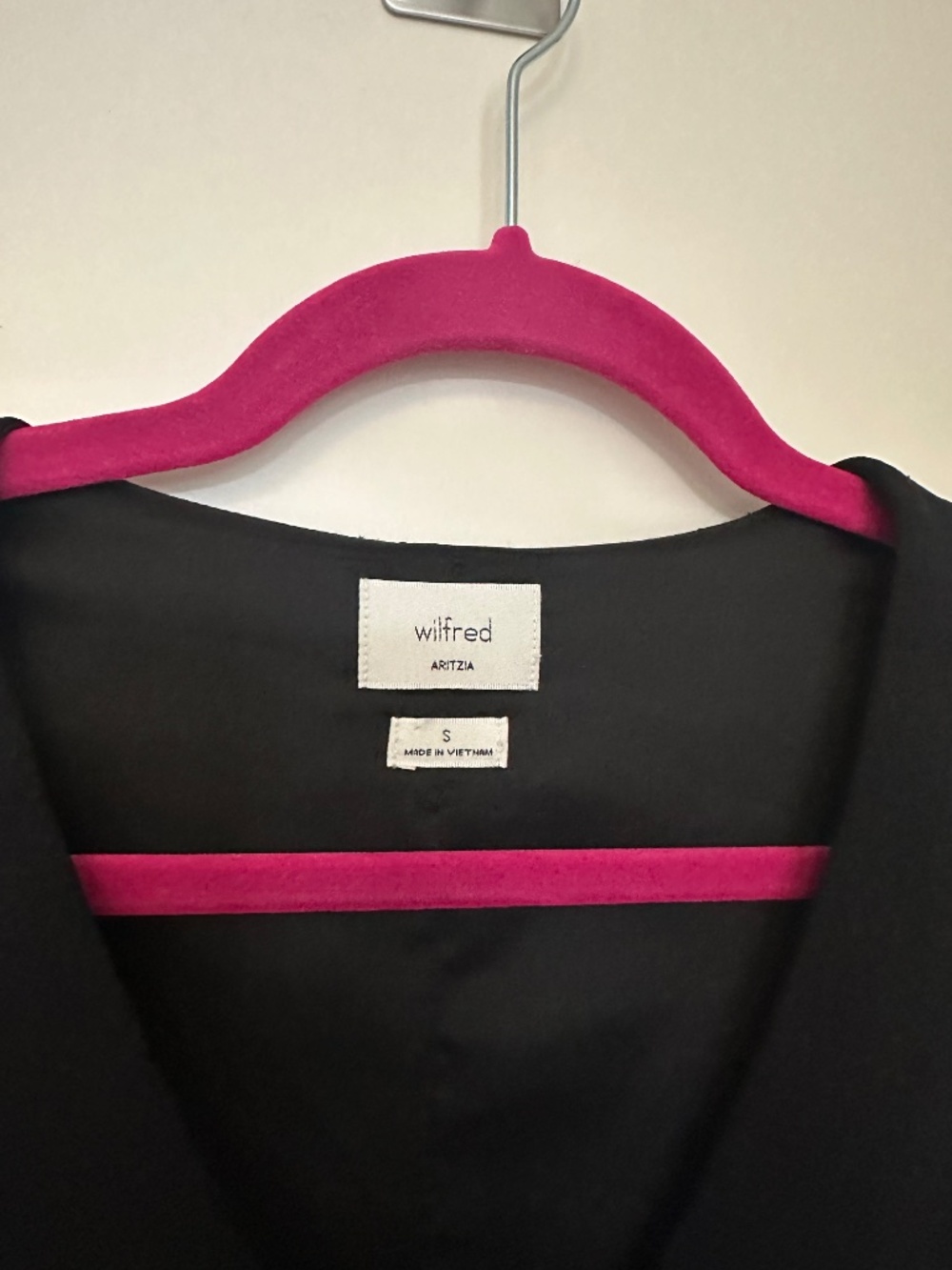 EUC ARITZIA x WILFRED - Black Aria Mini Dress, Small - Picture 5 of 6